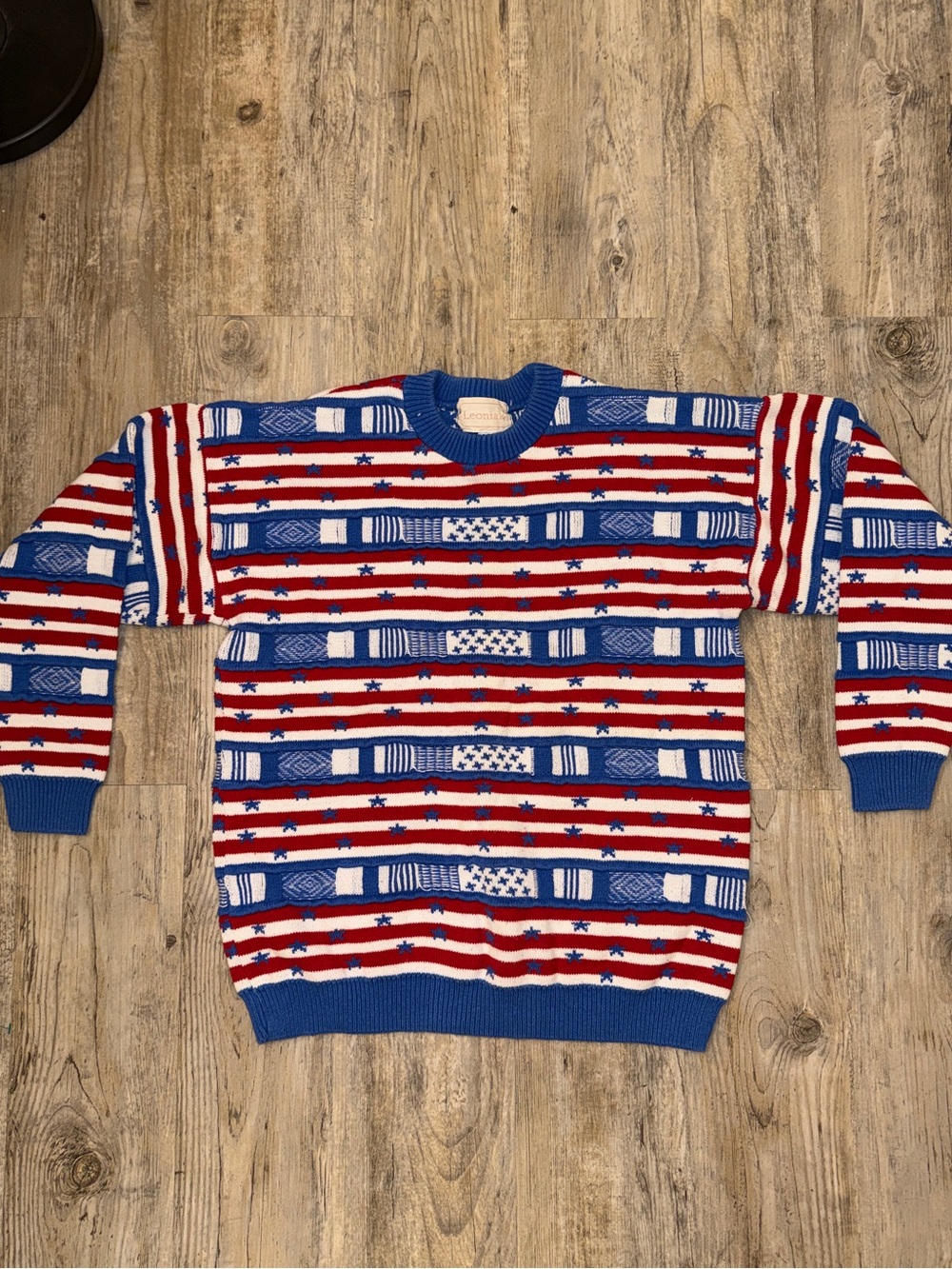 70’s Vintage Crochet Crewneck Sweater M